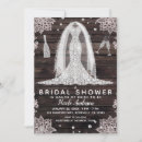 Search for vintage lace bridal shower invitations Wood