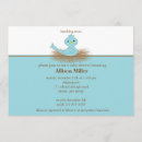 Search for nesting baby boy shower invitations Bird nest