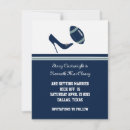 Search for football save the dates Blue
