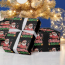 Search for afro wrapping paper Santa