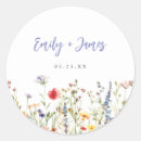 Search for summer wedding stickers Wildflower