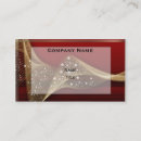 Search for drama business cards Red
