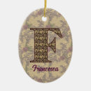 Search for vintage initial ornaments Letter