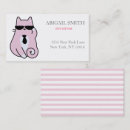 Search for cool cat business cards Pet sitter