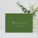 Search for olive green thank you cards Minimalist