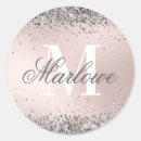 Search for blush and silver stickers Sparkle