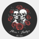 Search for skulls roses stickers Black
