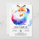 Recherche de renard rouge invitations Aquarelle