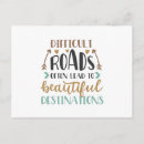 Search for difficult postcards Typography