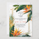 Search for bird of paradise invitations Exotic