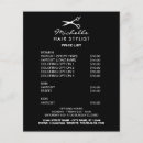 Search for hairdresser price lists Modern