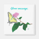 Recherche de papillon rose magnets Feuille