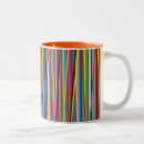 Search for colourful abstract design mugs Stripes