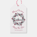 Search for christmas wreath gift tags Winter