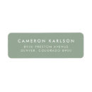 Search for classic elegant return address labels Modern