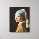 Recherche de perles impressions sur toile Johannes vermeer