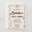 Search for girls night valentines day invitations Girly
