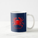 Search for red crab mugs Beach