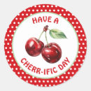 Search for cute cherries stickers Fruit