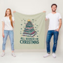 Search for book lover blankets Santa