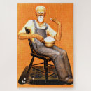 Recherche de cornes puzzles Vintage
