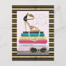 Search for girly patterns postcards Fashion