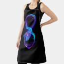 Search for neon blue aprons Glow