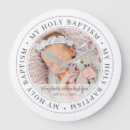 Recherche de cadre rond horloges Baptême