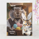 Search for cat lovers easter cards Humour