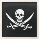 Recherche de jolly roger dessous de verres Crâne et os