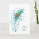 Search for peacock feathers cards Turquoise