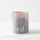 Search for silver monogram mugs Rose gold