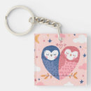 Search for owl couple keychains Bird