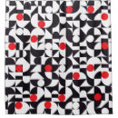 Search for black white red shower curtains Retro