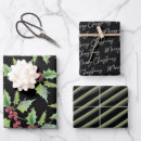 Search for black christmas gift wrap Watercolor