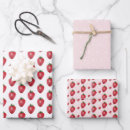 Search for strawberry wrapping paper Boho