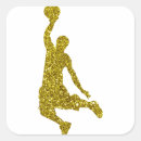 Search for gold basketball stickers For kids