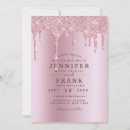 Search for rose gold glitter wedding invitations Chic