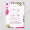 Search for sip and see baby girl shower invitations Newborn