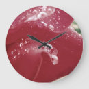 Recherche de goutte de pluie horloges Rouge