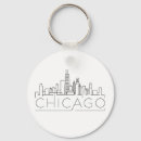 Search for chicago keychains Silhouette
