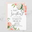 Recherche de hydrangea baby shower invitations Rose