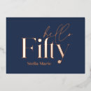 Search for foil 50th birthday invitations Silver