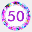 Search for number 50 stickers 50th