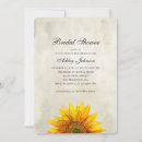 Search for rustic sunflower bridal shower invitations Botanical