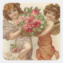 Search for vintage cupid stickers Retro