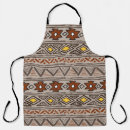 Search for ethnic pattern aprons White