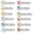 Search for owl name stickers Owls