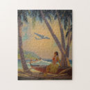 Search for vintage travel posters puzzles Hawaii