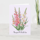 Recherche de glaïeul vœux cartes Floral